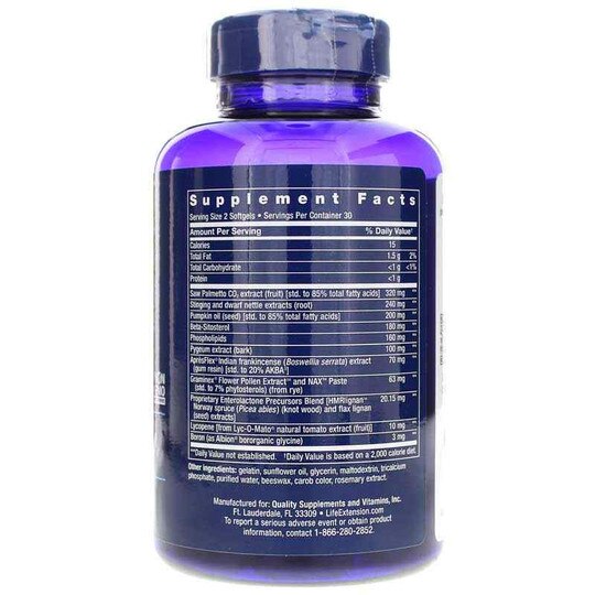Ultra Prostate Formula, 60 Softgels, LFE