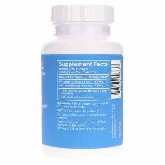 Ultra Pure Fish Oil, 120 Softgels, BDB