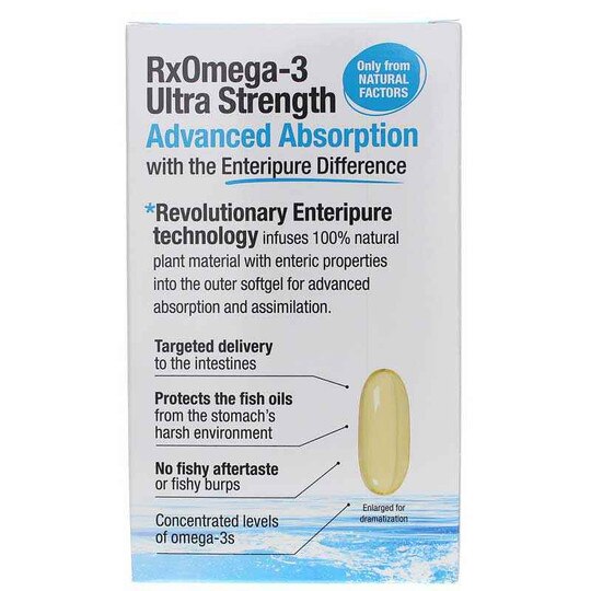 Ultra Strength RxOmega-3 Fish Oil with Vitamin D3, 150 S, NF