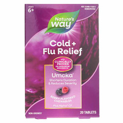 Umcka Cold + Flu Chewable Berry Flavor 1