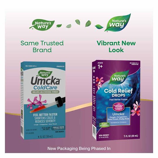 Umcka ColdCare 99.9% Alcohol-Free Drops, 1 Oz, NWA