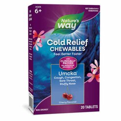 Umcka ColdCare Chewable Cherry Flavor 1