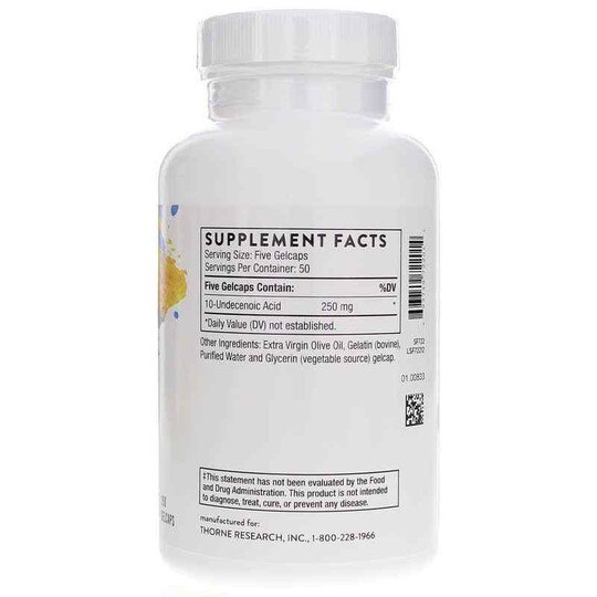 Undecylenic Acid, 250 Gel Capsules, THR