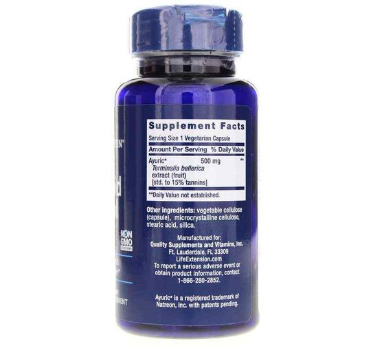 Uric Acid Control, 60 Veg Capsules, LFE