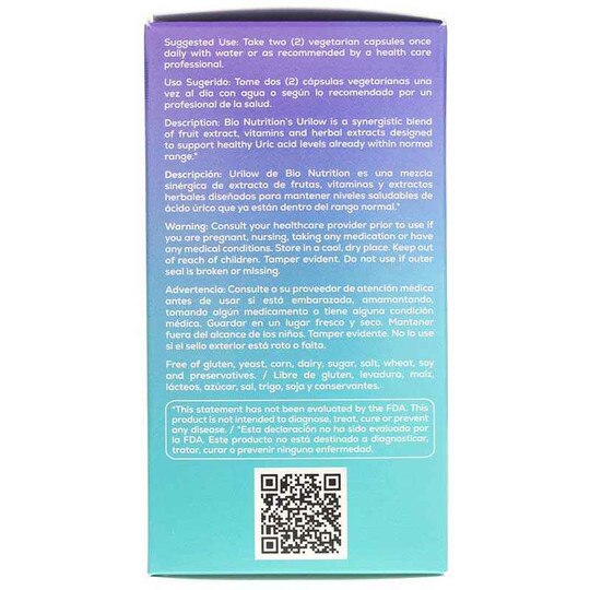Urilow, 60 Veg Capsules, BNU
