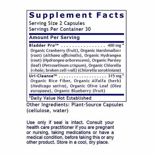 UriVen Bladder Support, 60 Veg Capsules, PRL