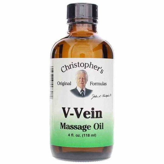V-Vein Massage Oil, 4 Oz, DRC