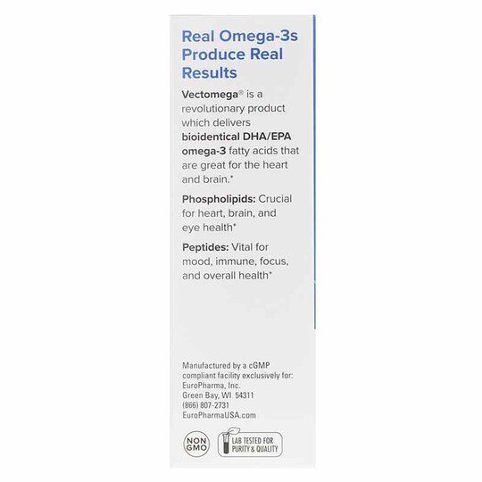 Vectomega Salmon Omega-3 EPA/DHA, 60 Capsules, TNT
