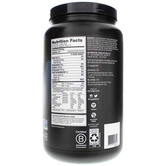 Vega Sport Premium Protein, VGA
