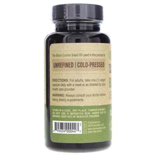 Vegan Black Cumin Seed Oil, 90 Vegan Capsules, DN