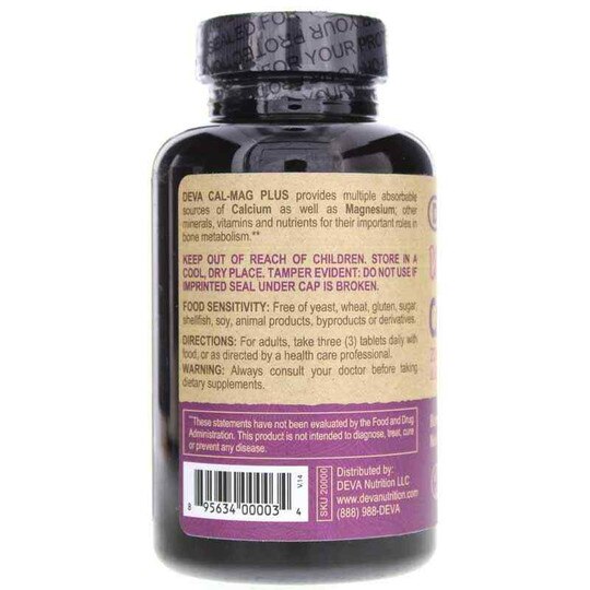 Vegan Cal-Mag Plus, 90 Tablets, DN