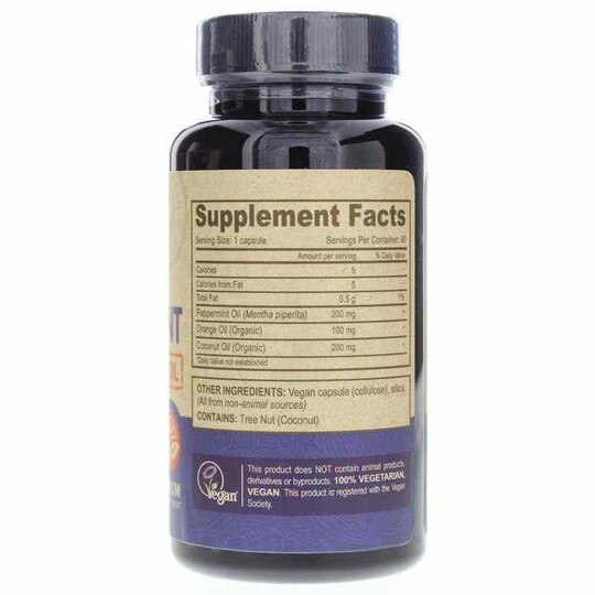 Vegan Peppermint Oil, 90 Vegan Capsules, DN