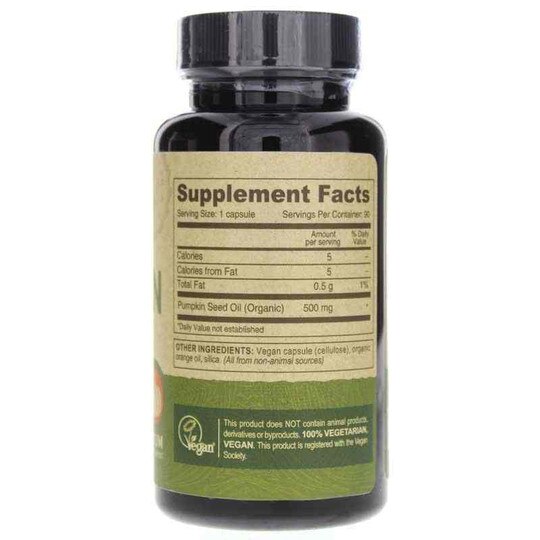 Vegan Pumpkin Seed Oil, 90 Vegan Capsules, DN