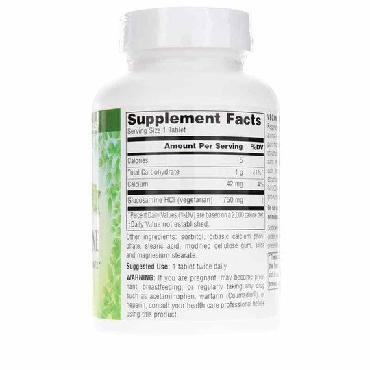 Vegan True Glucosamine 750 Mg, 60 Tablets, SNN