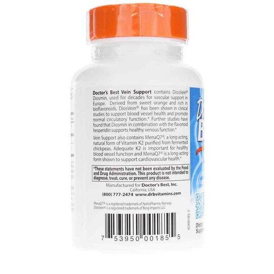 Vein Support, 60 Veg Capsules, DRB