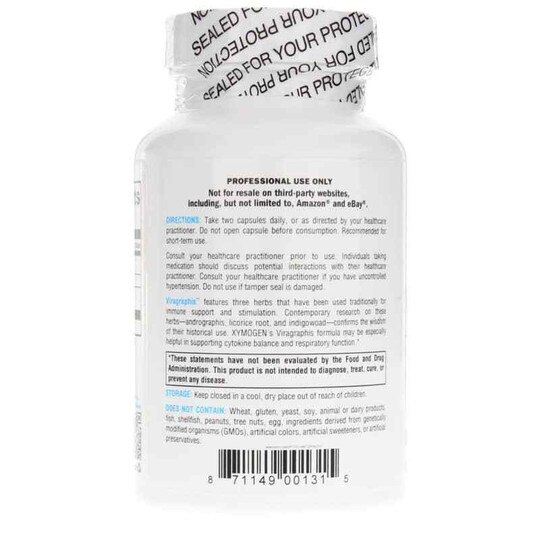 Viragraphis, 60 Veg Capsules, XYM