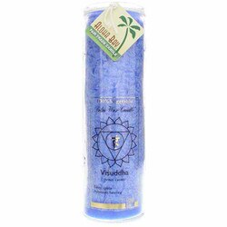 Visuddha Blue Unscented Candle 1