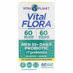 Vital Flora Men 55+ Daily Probiotic + Prebiotics Shelf Stable
