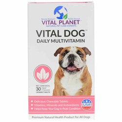 Vital Dog Daily Multivitamin Chewable Tablets