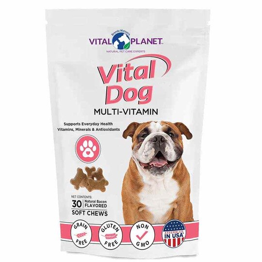 Vital Dog Multi-Vitamin Soft Chews, 30 Soft Chews, VTP