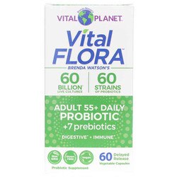 Vital Flora Adult 55+ Daily Probiotic + Prebiotics 1