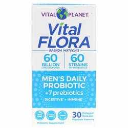 Vital Flora Men's Daily Probiotic + Prebiotics 1