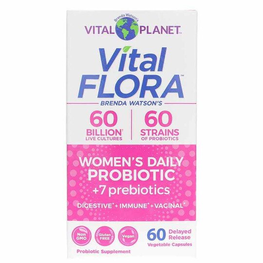 Vital Flora Women's Daily Probiotic + Prebiotics, VTP
