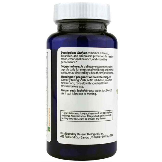 Vitalyze, 30 Veg Capsules, DB