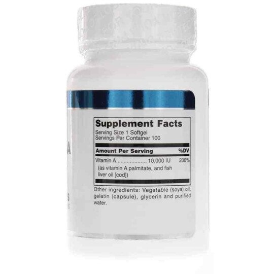 Vitamin A 10,000 IU, 100 Softgels, DGL