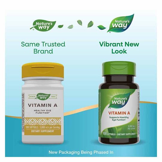 Vitamin A 3000 Mcg, 100 Softgels, NWA