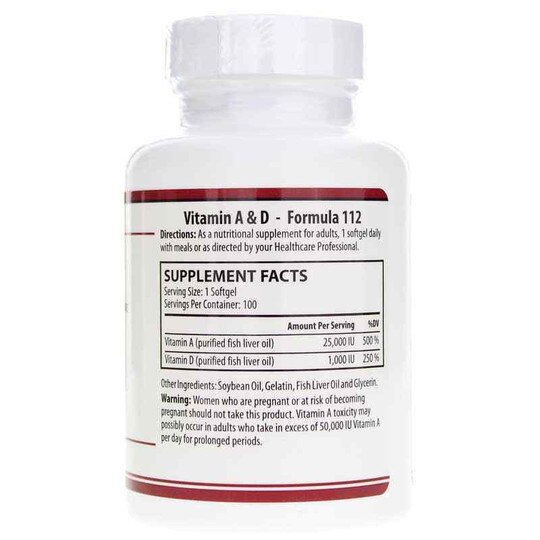 Vitamin A & D, 100 Softgels, BSP