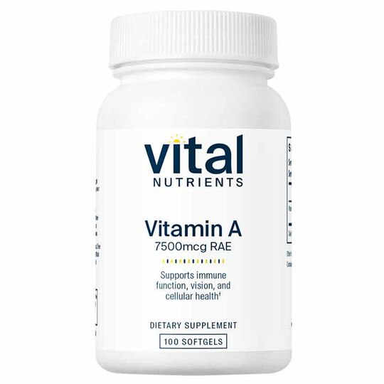 Vitamin A from Fish Liver Oil, 100 Softgels, VTN