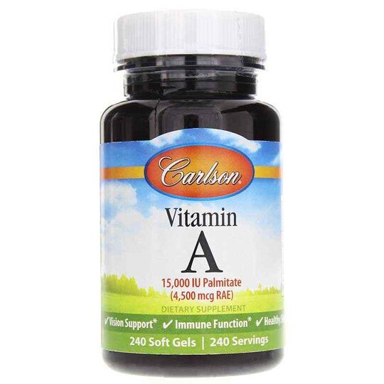 Vitamin A Palmitate 15,000 IU, 240 Softgels, CL