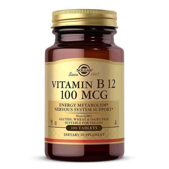 Vitamin B12 100 Mcg, Solgar