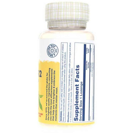 Vitamin B-12 with Folic Acid 1000 Mcg Cherry, 90 Lozenges, SLR