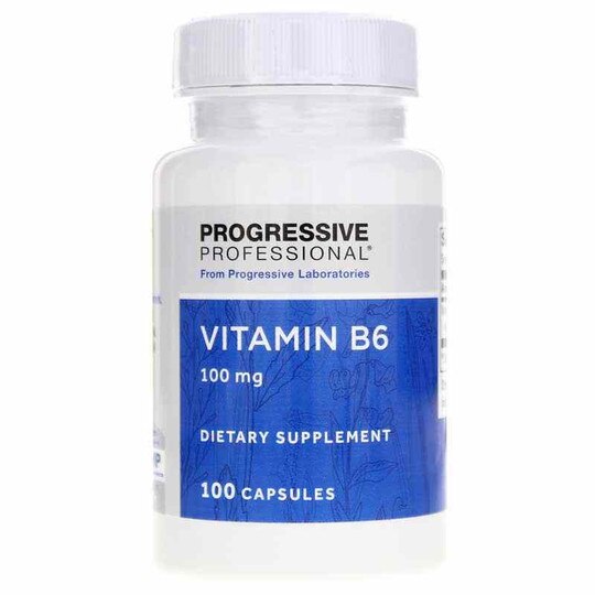 Vitamin B6 100 Mg, Progressive Labs