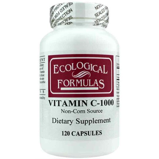 Vitamin C-1000 Non-Corn Source, 120 Capsules, ECF