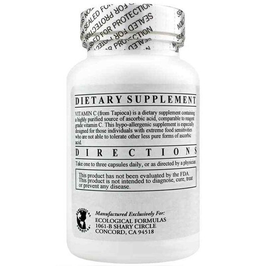 Vitamin C-1000 from Tapioca, 90 Capsules, ECF