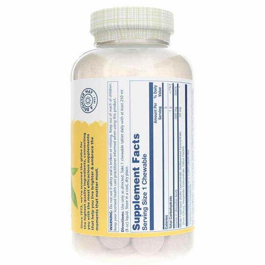 Vitamin C 500 Mg Chewable in Natural Cherry Flavor, 100, SLR