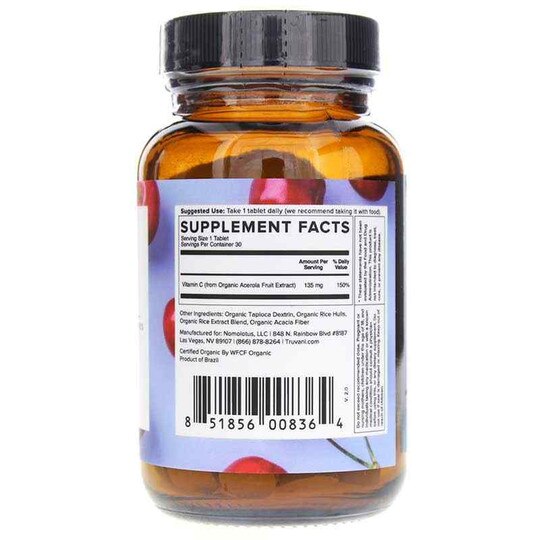 Vitamin C, 30 Tablets, TRV