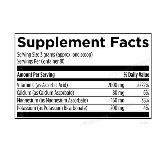 Vitamin C Buffered Powder, 8.5 Oz, DFH