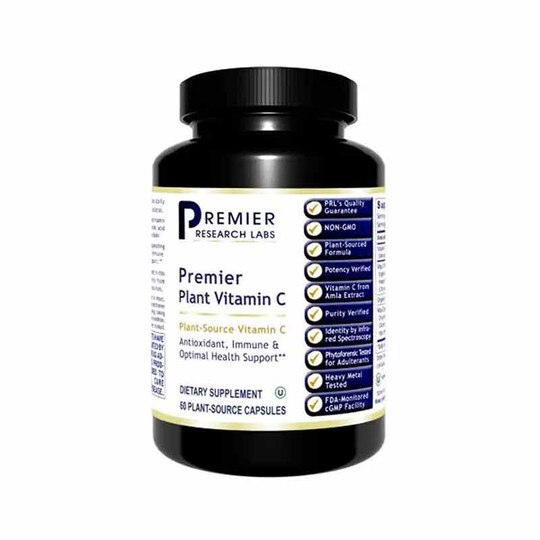 Vitamin C Plant-Source, 60 Veg Capsules, PRL