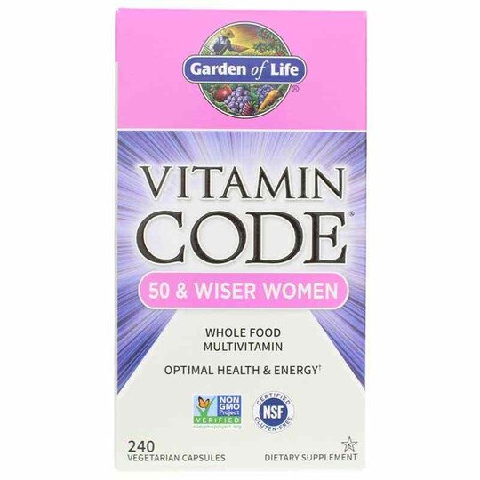 Vitamin Code 50 & Wiser Women Multivitamin, GOL