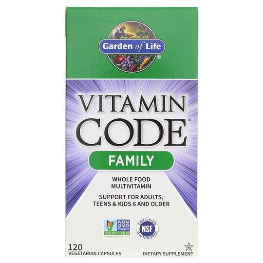 Vitamin Code Family Whole Food Multi, 120 Veg Capsules, GOL