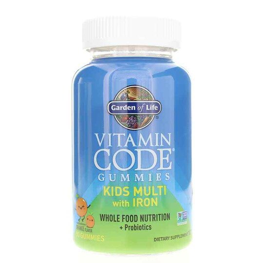 Vitamin Code Gummies Kids Multi with Iron, 90 Gummies, GOL