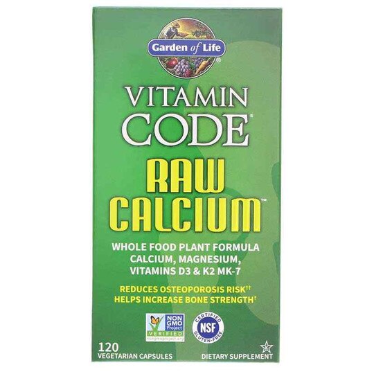 Vitamin Code Raw Calcium Garden Of Life