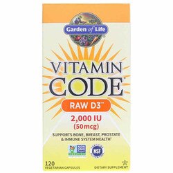 Vitamin Code Raw D3 2000 IU (50 Mcg)