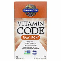 Vitamin Code Raw Iron 22 Mg