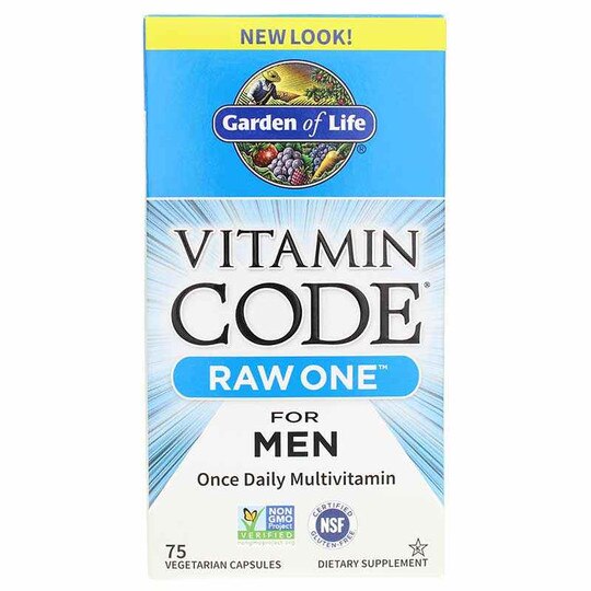 Vitamin Code Raw One for Men, 75 Veg Capsules, GOL