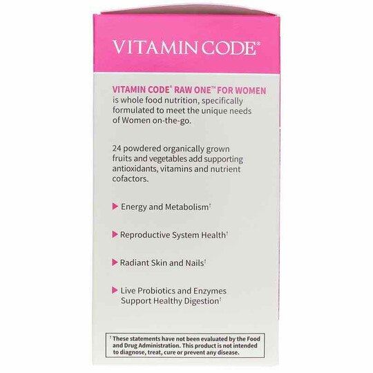 Vitamin Code Raw One for Women, 75 Veg Capsules, GOL
